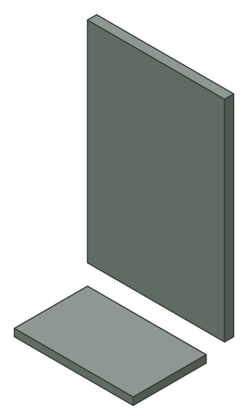 Illustration d’une façade et d’un échantillon en mat anti-traces